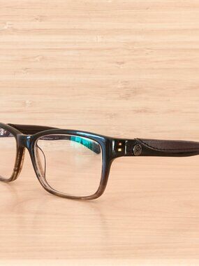 Rye & Lye Nabucco C2 Rectangle Eyeglasses Frames Brown 52-17-135 Made in Italy